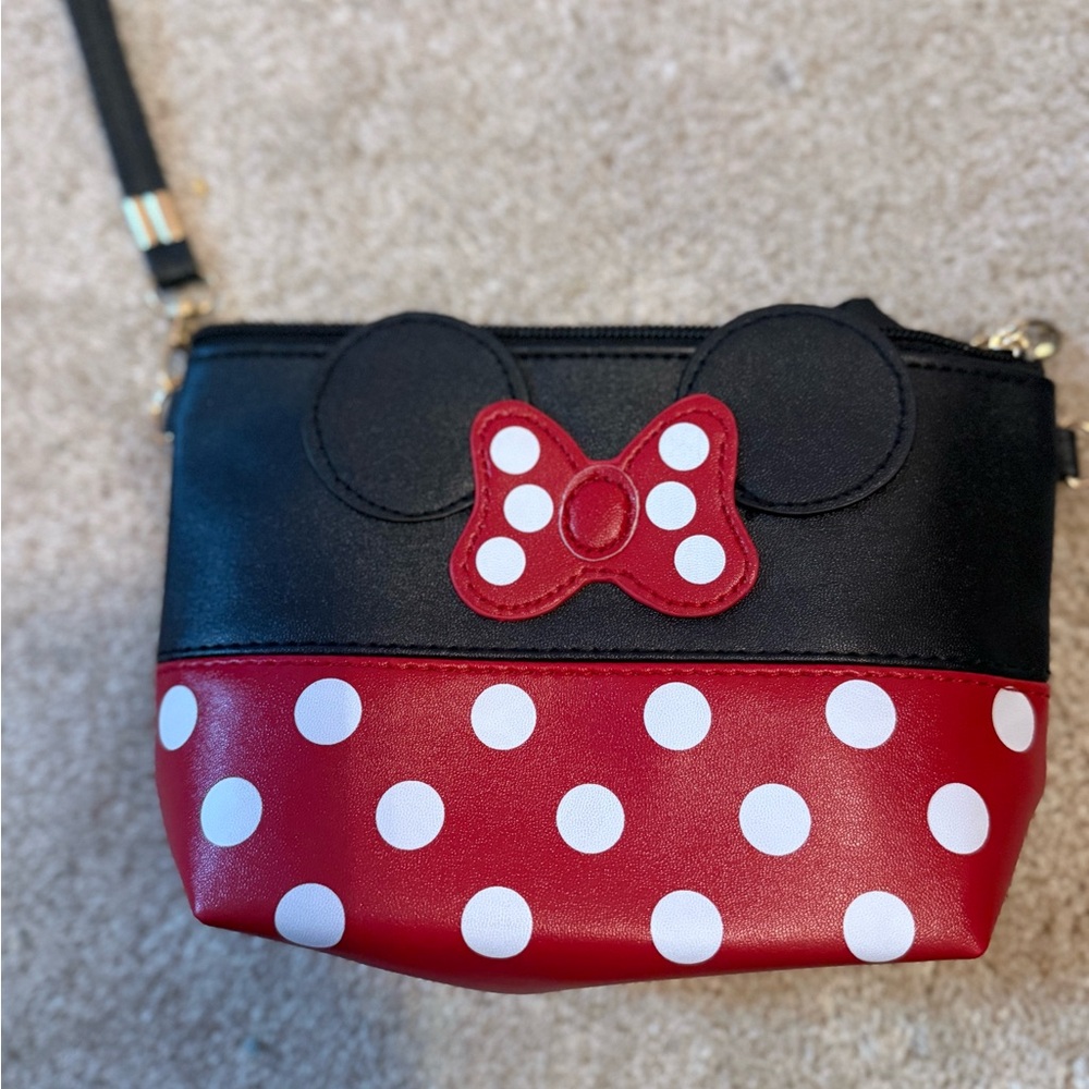 Minnie Mouse Polka Dot Clutch Bag